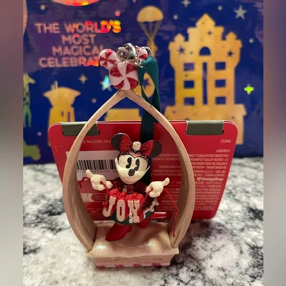 Disney Sketchbook Mickey Cheer and Minnie Joy New Ornaments
